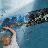 Hape | Dinosaurs Glow In The Dark Puzzle (200pc)