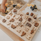 QToys | Natural Lowercase Puzzle