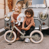 Trybike| Vintage Green 2-In-1 Trybike - Cream Tyres & Chrome