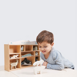Tender Leaf | Polar Animals Display Shelf Set