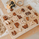 QToys | Natural Lowercase Puzzle