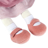 Details of soft pink shoes