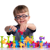 Fat Brain Toys | Squigz Starter Kit - 24pc Suction Construction Set