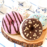 Tara Treasures | Felt Doughnut with Chocolate Frosting and Nuts