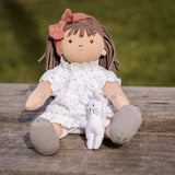 Bonikka Sofia doll in a new outfit with pink headband