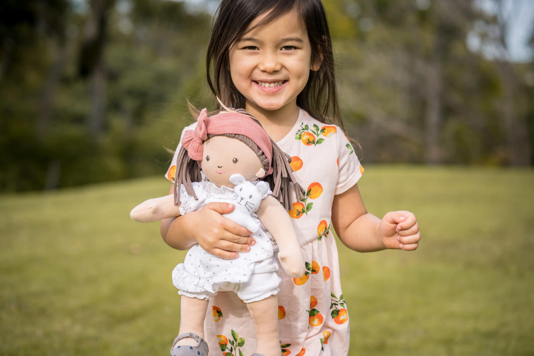Bonikka Sofia doll being played with by a young girl