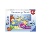 Ravensburger | Colourful Underwater World Puzzle 2x24