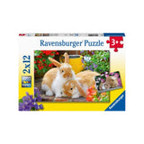 Ravensburger | Guinea Pigs & Bunnies Puzzle 2x12pc