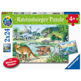 Ravensburger | Dinosaurs of Land and Sea 2x24pc